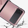 Чехол для телефона Samsung Galaxy Z Flip 3 4 5 6 Складной Черный Корпус Красивый Розовое золото Арт Для Samsung Z Flip4 Flip5 ПК Жесткая Крышка