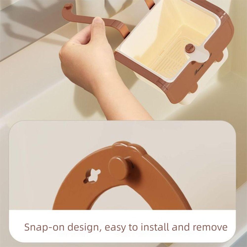 2 in 1 Sink Hanging Strainer Basket Detachable Food Residue Separator  Kitchen Accessories