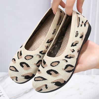 Офт-олед ингл хое женщины выборы вязаная дышащая ленивая шапка хое женщины вязаный леопардовый принт мать хое