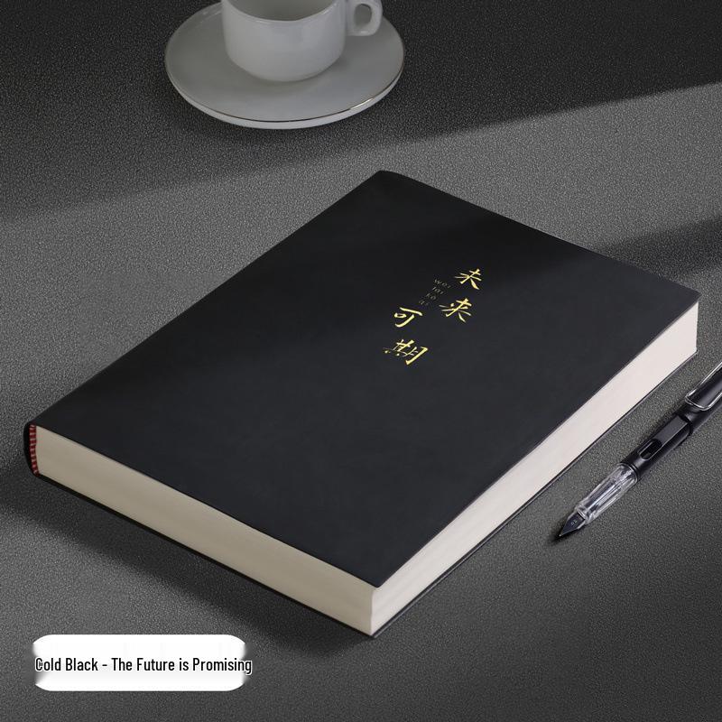 Очень толстый кожаный блокнот для подготовки к экзаменам в аспирантуре – большой и прочный.