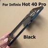 Для Infinix Hot 40 Pro Средняя рамка Передняя панель Рамка лицевой панели С боковой кнопкой Ремонтные запчасти