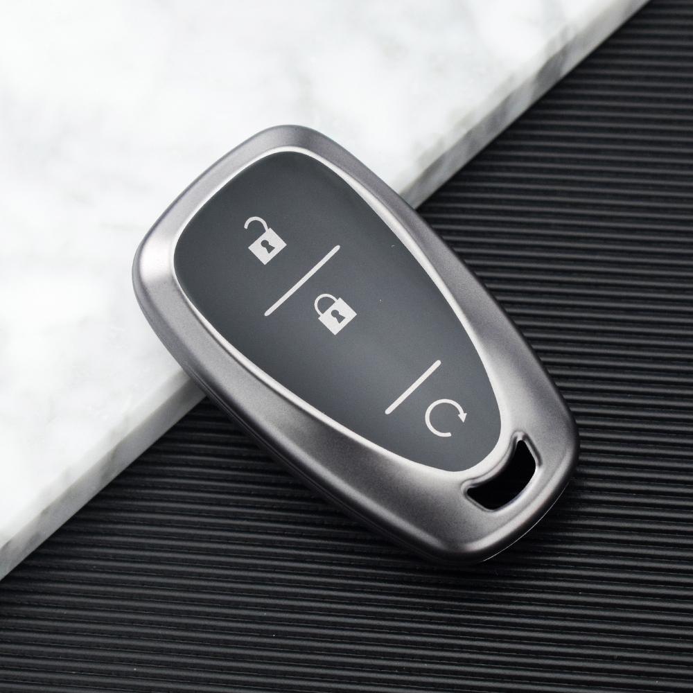 TPU чехол-заготовка для брелока сигнализации с 2/3/4 кнопками для Chevrolet Cruze Malibu Camaro Equinox, корпус брелока