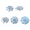 Small Power Mini Plastic Fan Blade 7 Leaves For Hairdryer Motor Handheld Fan Hanging Neck Fan