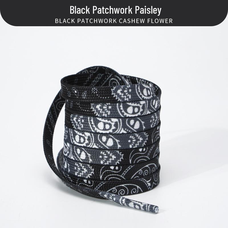 Cashew Flower Shoelaces for Air Force 1, Canvas Shoes, and Dunk Sneakers – Unisex