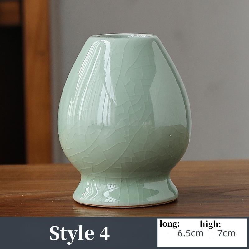 Японская подставка для венчика для матча, чайная церемония, чаша для матча, подставка «тясен» для кухни, столовой, керамическая чаша для чая, держатель для венчика для матча