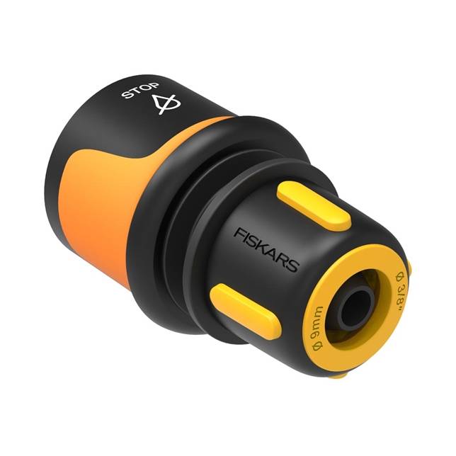 Fiskars Quick Connector STOP 3/8" 1027078 With Stop Irrigation Systems