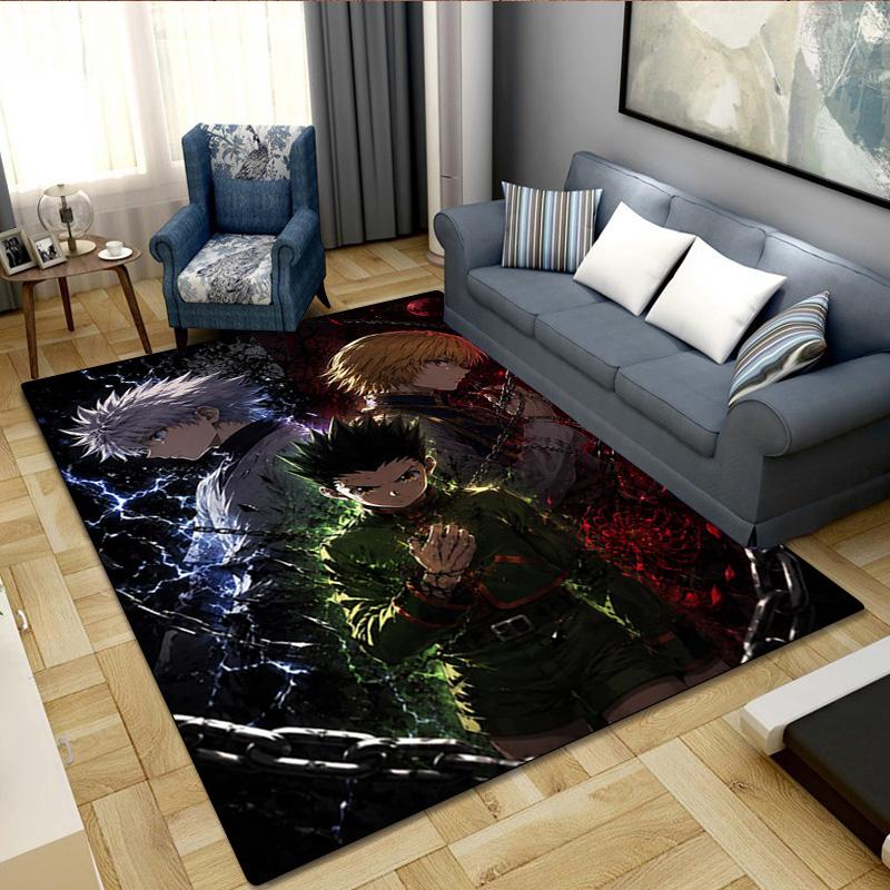 Hunter X Hunter: Bonds Unite Home carpet Office Decorative Carpet For Living Room Bedroom Door Mat Floor Rug Computer Chair Area Rug