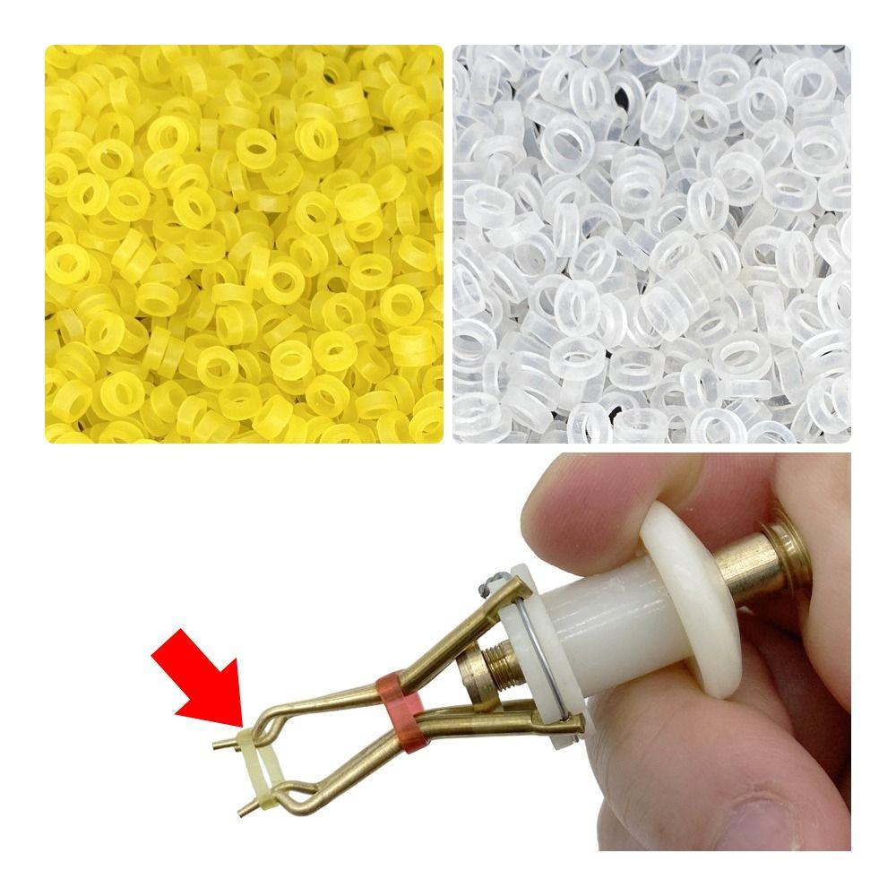5000pcs Rubber Blood Worm Baits Elastic Band Elastic Fishing Rubber Bait Bands   Fishing Tools