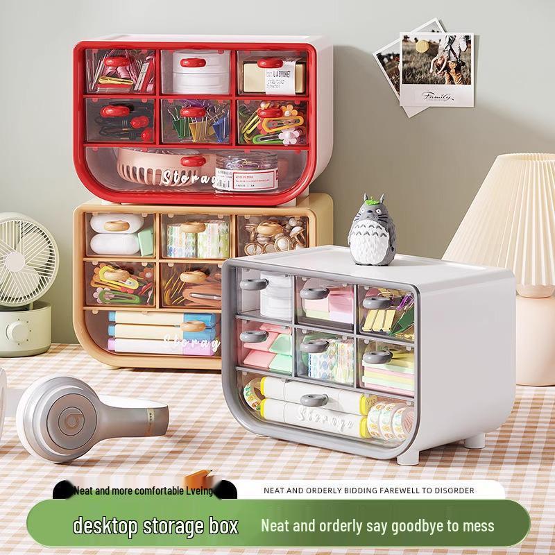 Office Desk Drawer Organizer and Stationery Storage Rack, Large Capacity