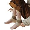 Утепленные женские носки, непродуваемые, теплые носки, стиль INS, термоноски, длинные носки, осень-зима