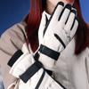 Thicken Winter Ski Gloves with Storage Bag Card Holder  Gloves Snowboard Gloves  Girls