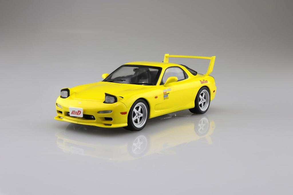 Aoshima Bunka Kyozaisha Initial D Keisuke Takahashi FD3S Volume 1 Specification Scale Plastic Model No.12 RX-7 1/24