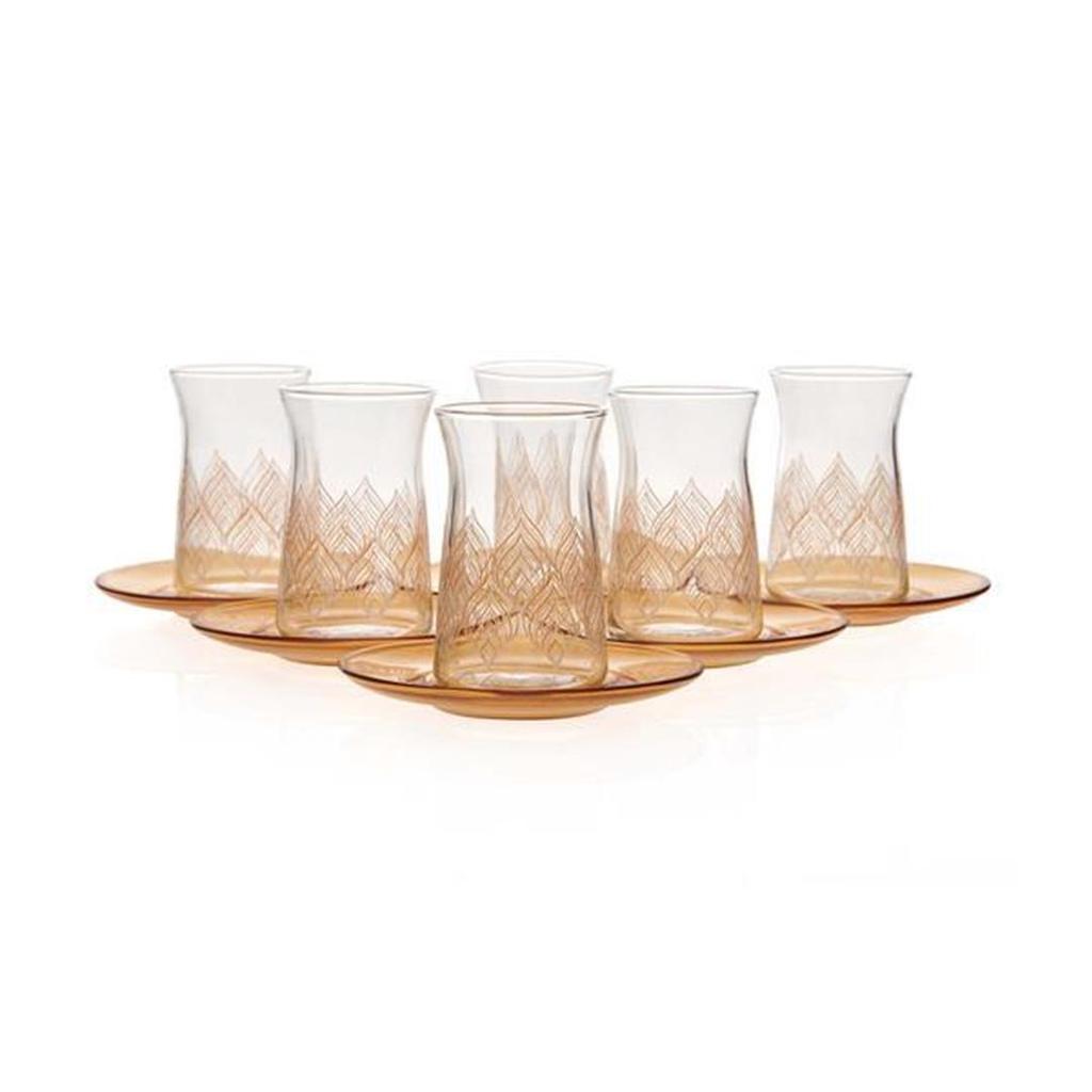 Чайный сервиз «Лавовый лист» из 12 предметов