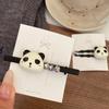 Cute Panda Hair Clip Pin Exquisite Rhinestone Hairpins Barrettes Hair Clamps Headwear For Women Girls Fashion Hair Accessories