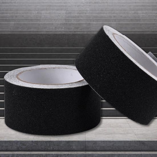 1 Roll Non-slip Tape Waterproof Durable Wear-resistant High Friction Stair Steps Adhesive Tape for Outdoor Indoor