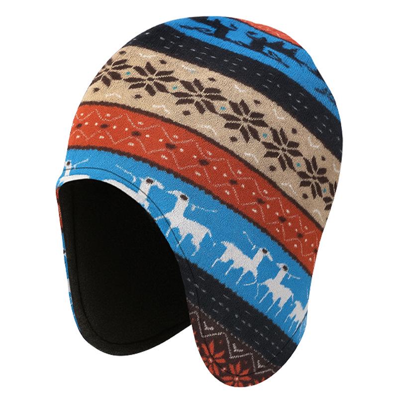 Thermal Fleece-Lined Windproof Hat with Ear Protection - Comfortable for Long Wear, Ideal for Cold Weather