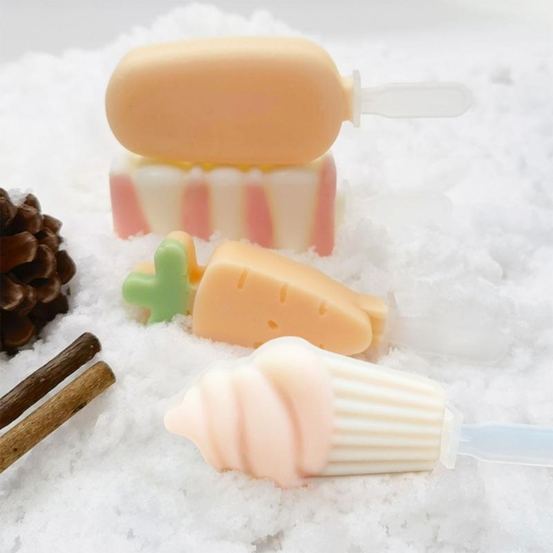 DIY Ручные Силиконовые Формы для Мороженого Удобные Формы для Эскимо Десертные Морозильники Формы для Поддонов со Льдом из Сока