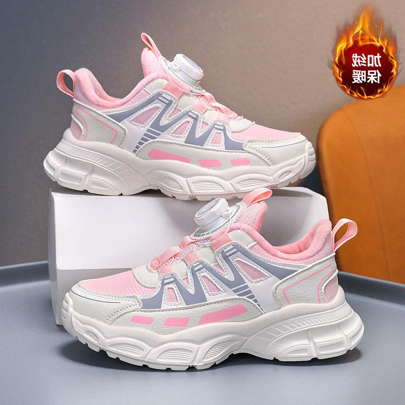 Женские зимние кожаные кроссовки 2025 года с бархатной подкладкой - Теплый и утолщенный дизайн