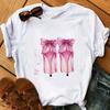 New Fashion High Heels Personalized Printed Women's Summer Short Sleeve T-shirt Casual Tops Oversized T Shirt Harajuku Tee
