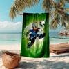 1pc Duck Soccer Cartoon Quick Dry Microfiber Bath Towel for Swimming Surfing Camping Unisex Holiday. SJT720161
