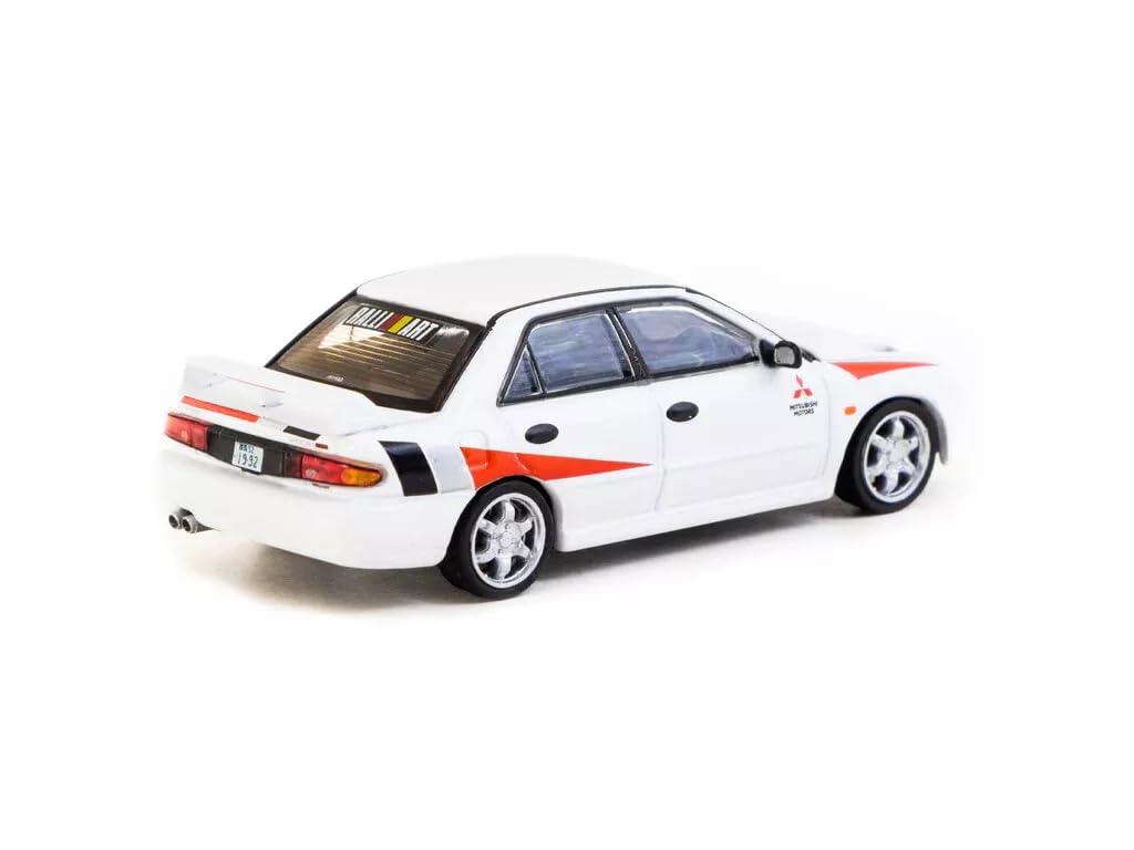 Tarmac Works Mitsubishi Lancer RS Evolution I Белый Tarmac Works Lancer Evolution Мини-машинка 1/64 [Товар]
