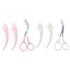 Facial Hair Removal Cosmetic Accessories Eyebrow Trimmer Set Eyebrow Scissors with Comb Makeup Tools Eyebrow Trimming