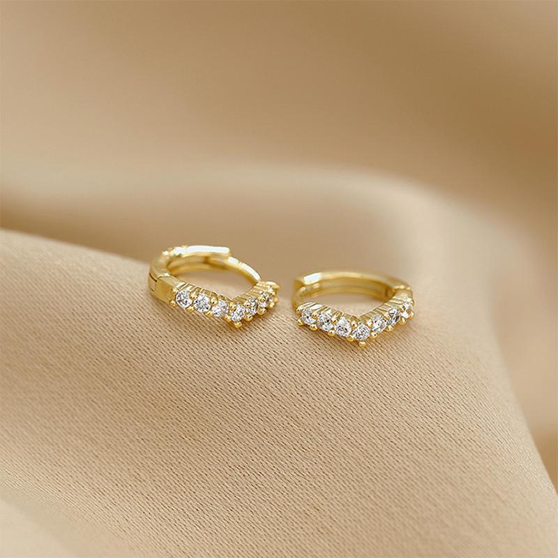 Маленькие хрящевые ушные шпильки из нержавеющей стали с кубическим цирконием, спиральные ушные мочки, ушные винты, ушные шпильки, ювелирные изделия для пирсинга