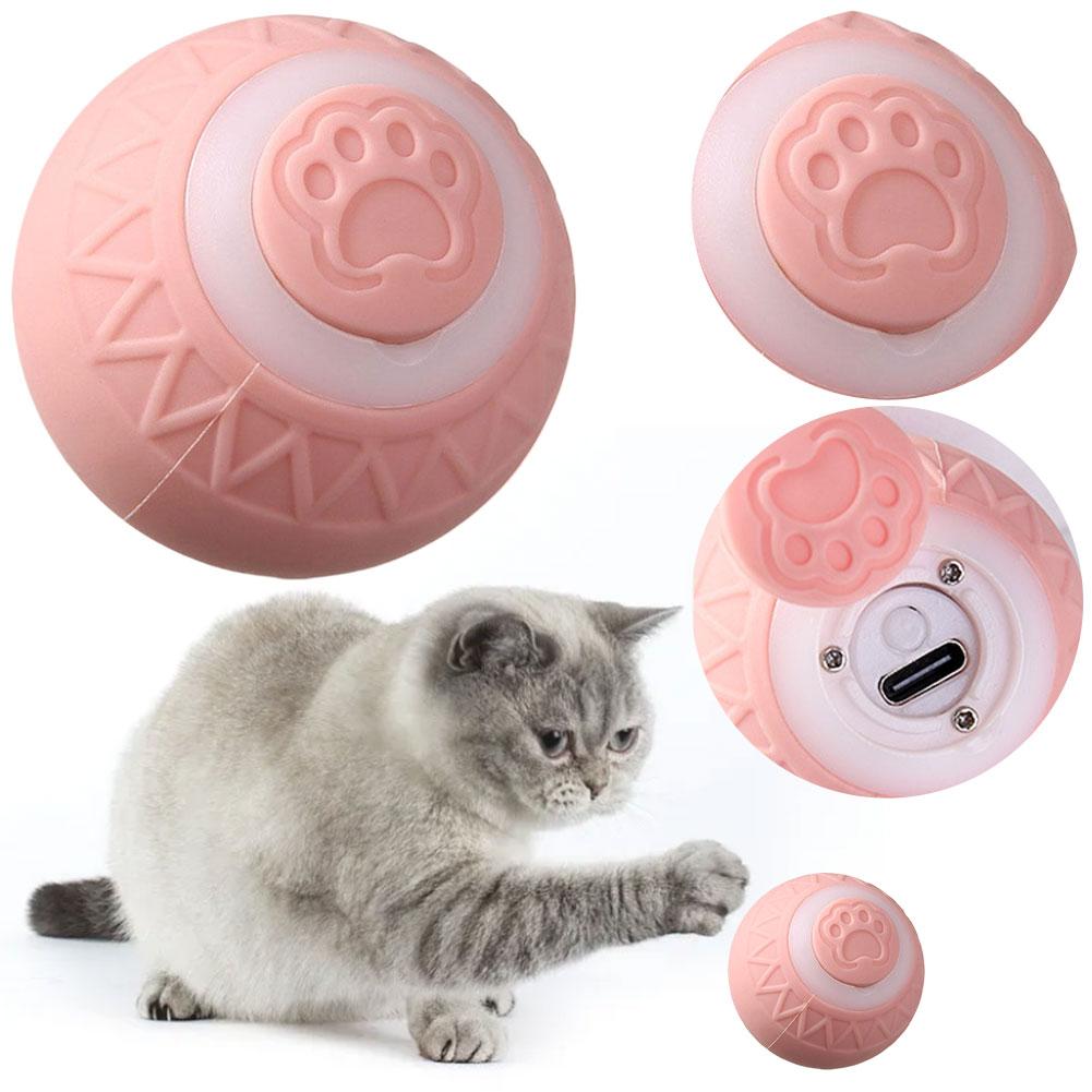 Automatic Rolling Ball Interactive Cat Toy Ball Electric Cat Ball Cat Game Accessories