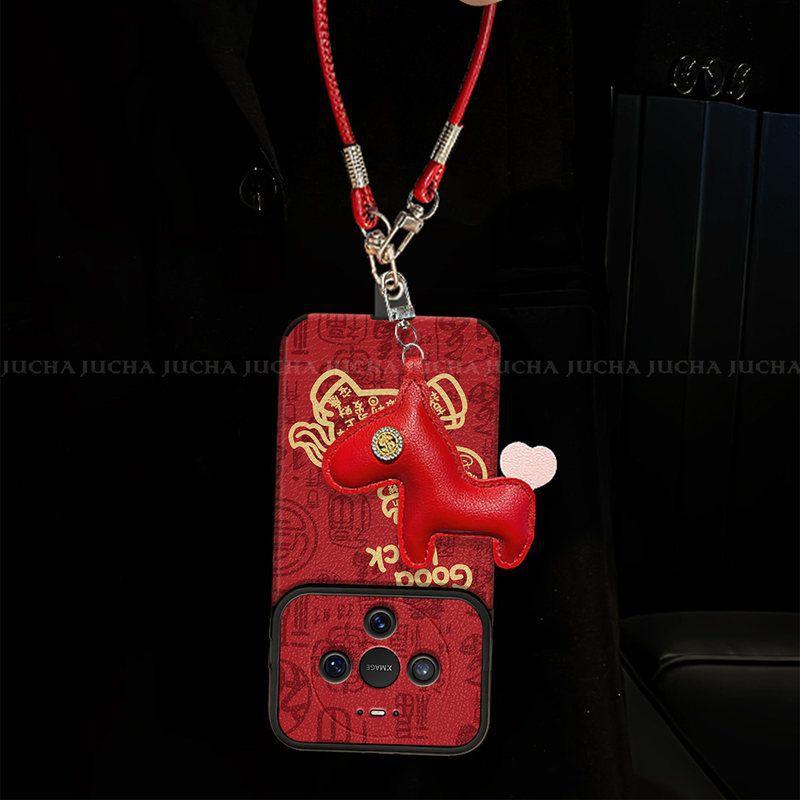 Applicable to Huawei matepro mobile phone case artistic sense niche HUAWEImate does not collide with the model lucky pony