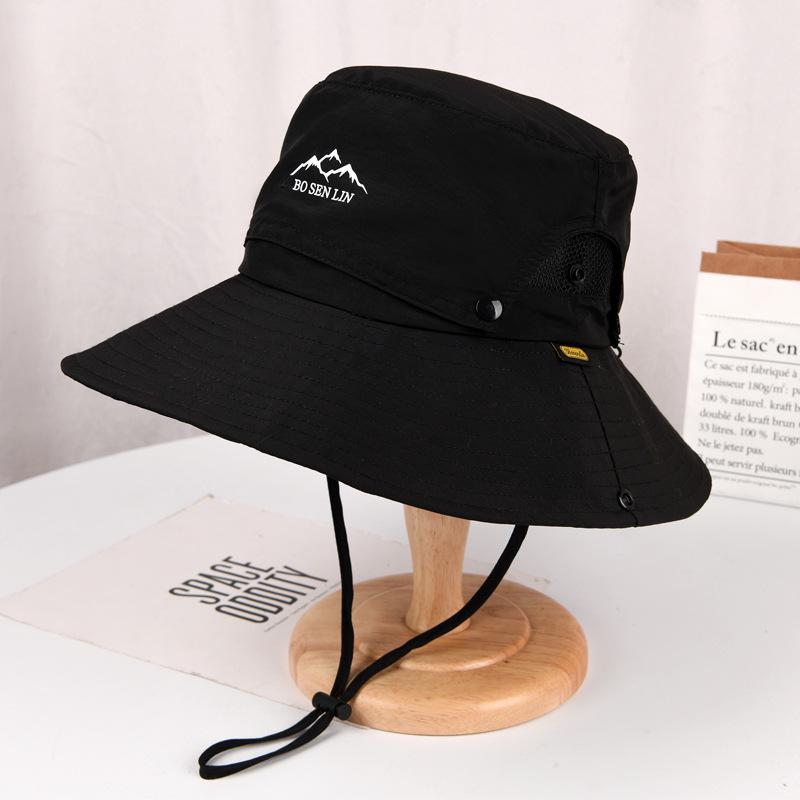 1 шт. Водонепроницаемая унисекс-шляпа для альпинизма, быстросохнущая солнцезащитная кепка на шнурке для походов, рыбалки для мужчин и женщин