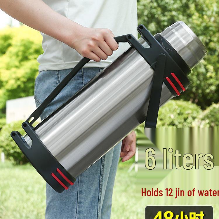 Large Capacity Stainless Steel Thermos Cup for Men & Women - Portable Car Bottle for Home & Outdoor Use