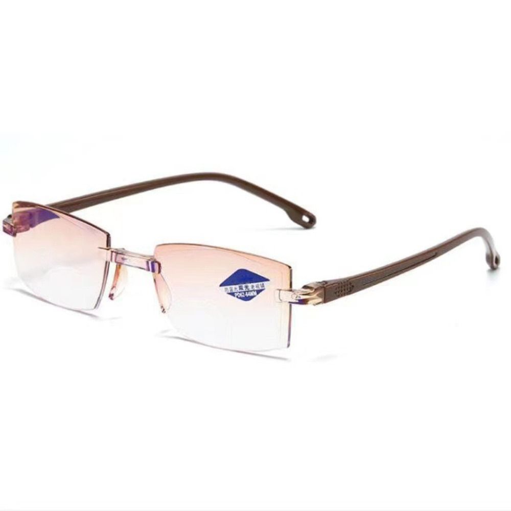 Black+Blue Blue Light Blocking Glasses PC Presbyopia Eyeglasses Portable Reading Glasses Readers