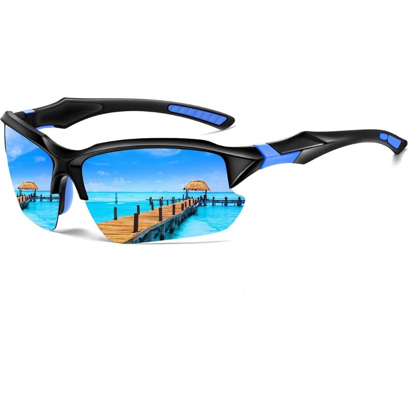 2024 Sports Polarized Sunglasses for Men Cycling Running Fishing UV400 Sun Glasses Lightweight Outdoor Goggles