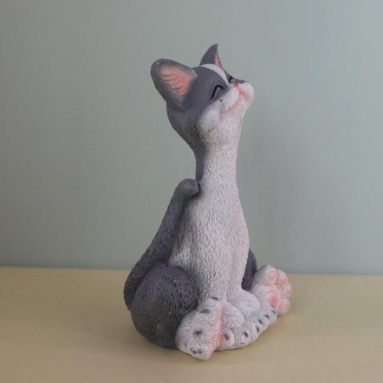 Орнамент Кот Удачи Материал смола Тонкая работа Скульптура кота Символ богатства Декор Украшение для дома и вечеринки