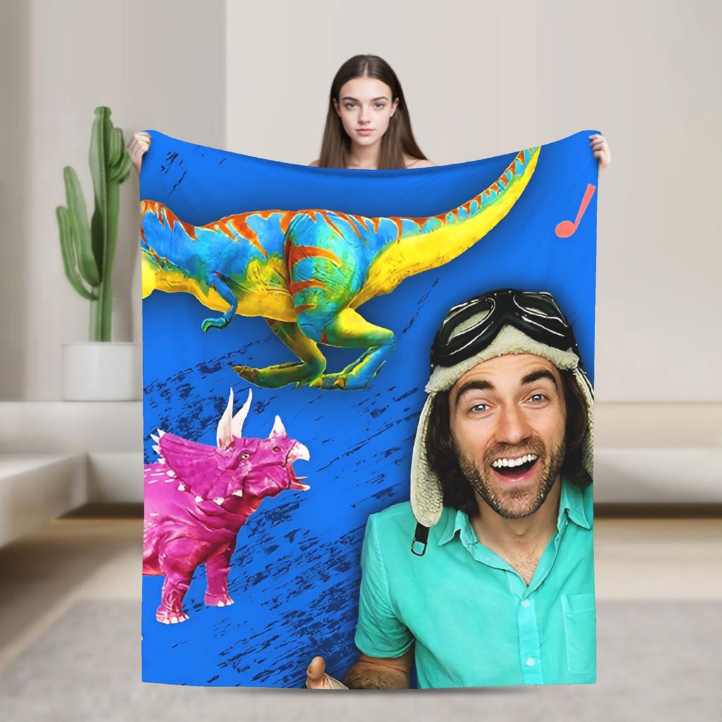 Danny Go Cartoon Blankets Quality Warm Throw Blanket Winter Airplane Travel Couch Chair Fluffy Bedspread