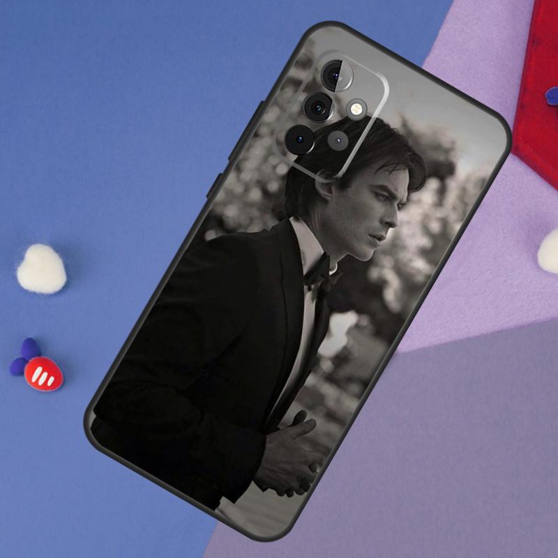 Кейс Damon Salvatore Дневники вампира Для Samsung Galaxy A55 A35 A32 A12 A22 A52 A06 A54 A34 A14 A56 A36 A26 A16 A13 A53 A15