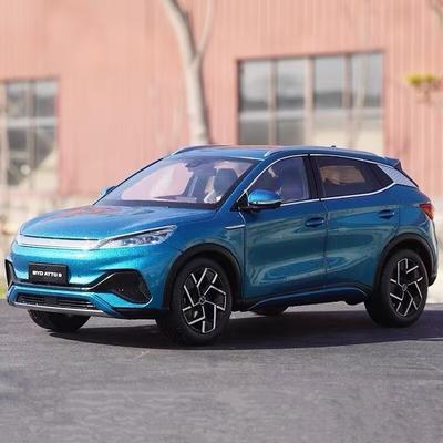 1:18 BYD ATTO 3 Литой Модель Внедорожника Автомобиль Металлические Литьевые Модели Автомобилей Новой Энергии Высокая Симуляция Коллекция Подарок для Детей Украшение
