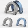 Horseshoes Carabiner High Quality D Bow Staples New Shackle Key Ring Outdoor Accessories