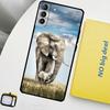 Чехол Природа Слоненок для Samsung Galaxy S22 S23 Ultra Note 20 10 Plus S9 S10 S20 S21 S23 FE