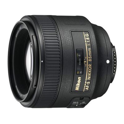 Nikon Однофокусный объектив NIKKOR 85 мм, совместимый с полноразмерными объективами AF-S f/1.8G