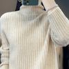 Женский кашемировый свитер Qinghe, кашемир 30%, кашемир 70%, шерсть. Женский осенне-зимний кашемировый пуловер, мягкий и теплый.