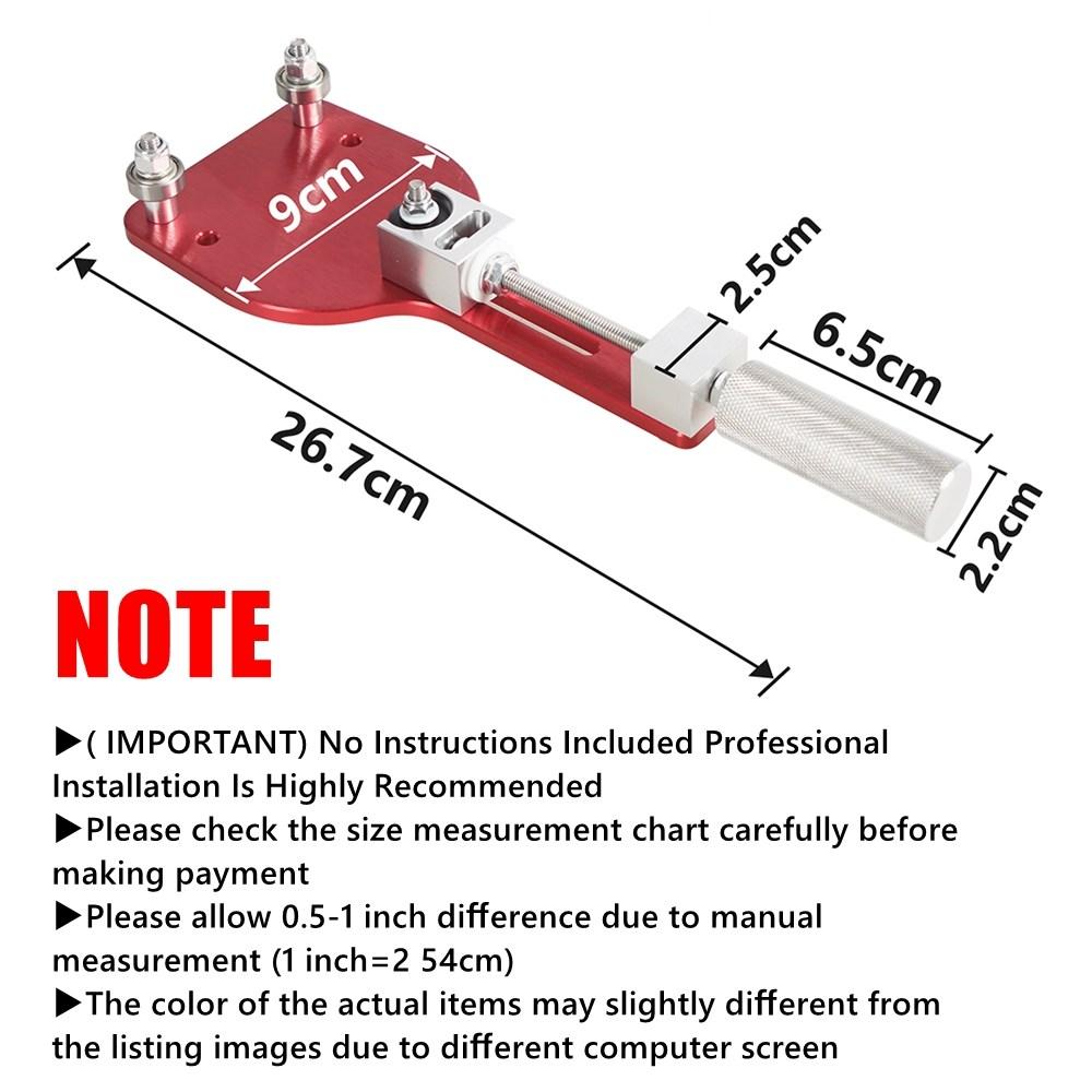 Replace 77750 Adjustable Oil Filter Cutter Tool Auto Cutting Car Accessories Fit For Range 2-3/8" - 5" Aluminum Red Black 1PC