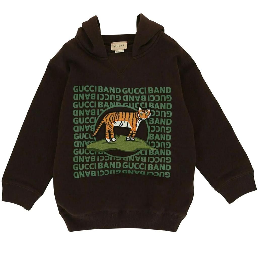 GUCCI Kids Sweatshirts Hooded Moderate Non-Stretch (Unisex) Sweatshirts 645425 XJEKB 2191