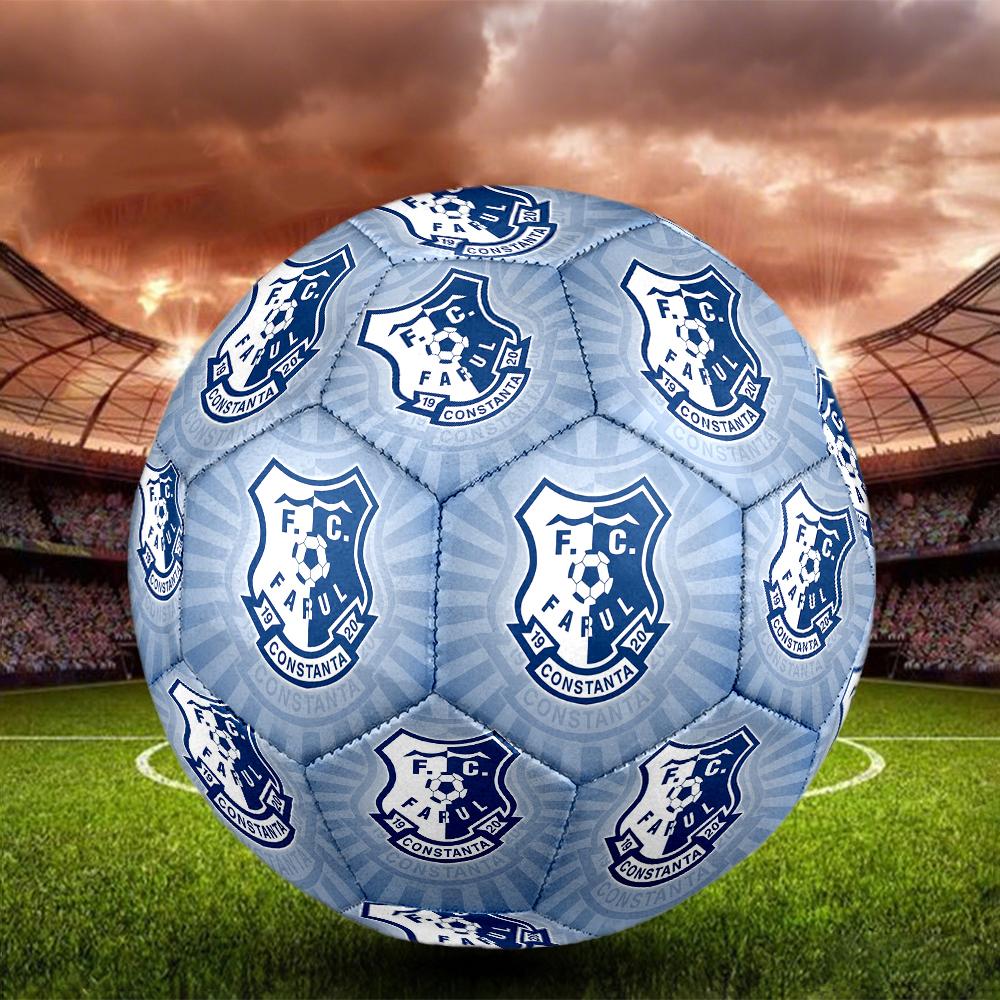 Farul FC Soccer Ball, colorful, suitable for all ages, machine-stitched, PVC material, competition grade, durable and high bounce