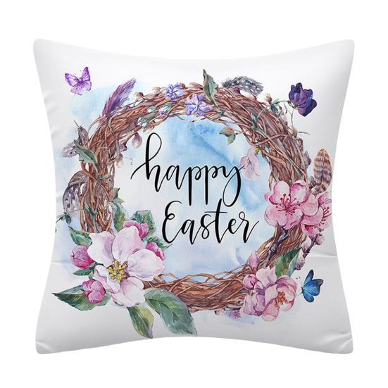 Наволочка пылезащитная потайная молния декоративная Счастливая Пасха Весенняя наволочка домашний декор ежедневное использование