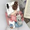 Для Samsung A9 C7 M31 M01 M10 F13 Нежный Чехол для Телефона Девочек Роскошная Прозрачная Защита Линзы Ударопрочный Корпус Для Samsung Силиконовые Чехлы для Мобильного Телефона
