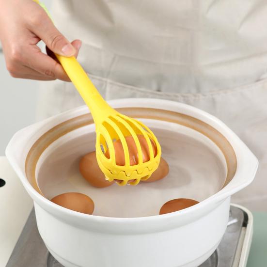 3 в 1 Многофункциональный венчик для яиц, инструмент для зажима еды, удобная ручка, не скользит, для выпечки яиц, перемешивания