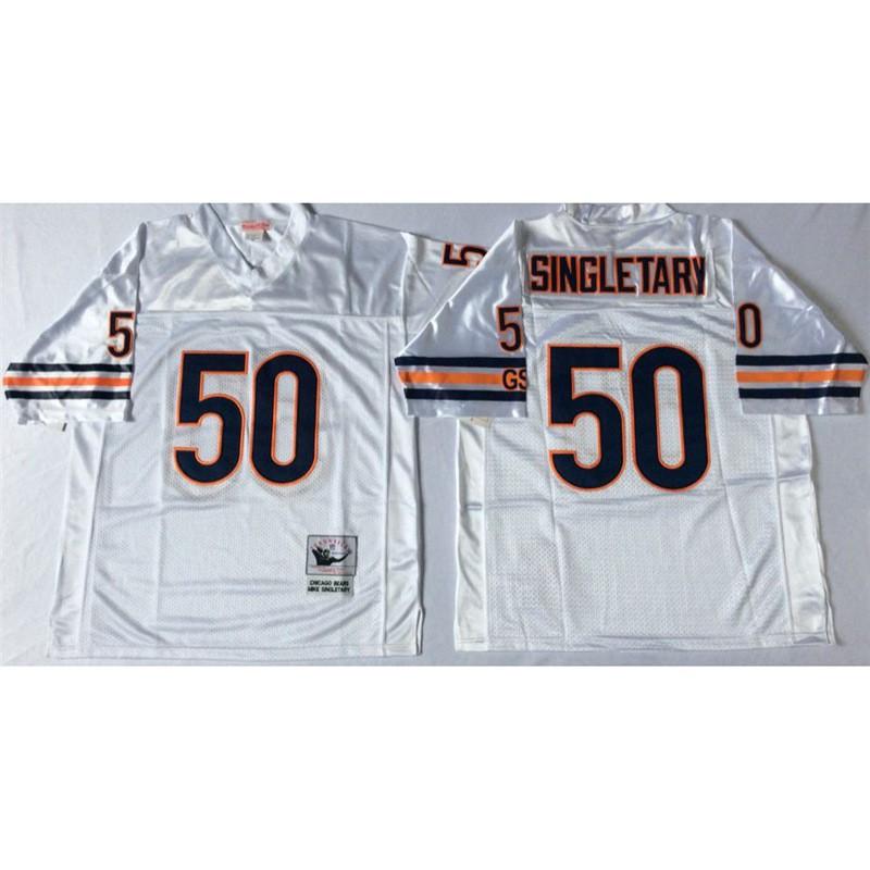 Chicago Bears Retro NFL Football Jersey Men Women Cotton Embroidered Sports Fan Apparel