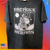 Футболка группы Dropkick Murphys Кельтский Панк-Рок Концертный Тройник из Бостона Винтажный Стиль Унисекс Футболка