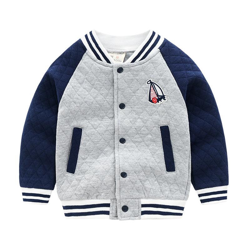 Winter Children's Cotton Wear Boys Casual Sports Top Students Cotton Jacket